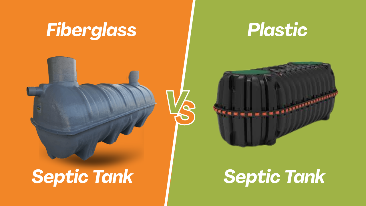 Plastic septic tank